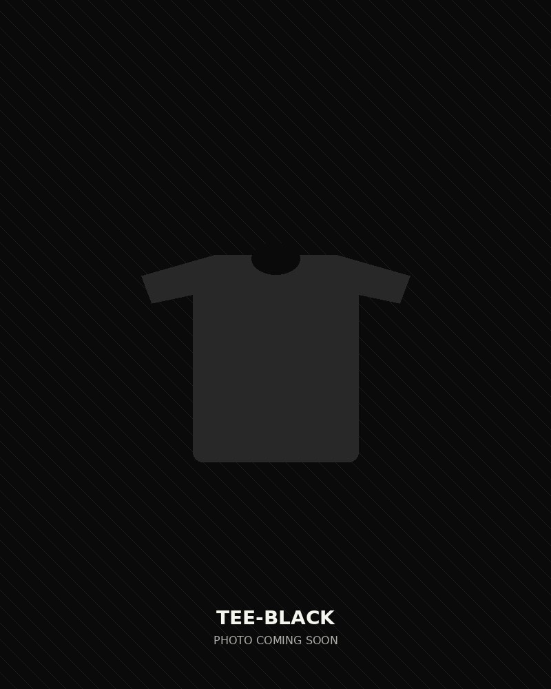 AMFAD Tee, black